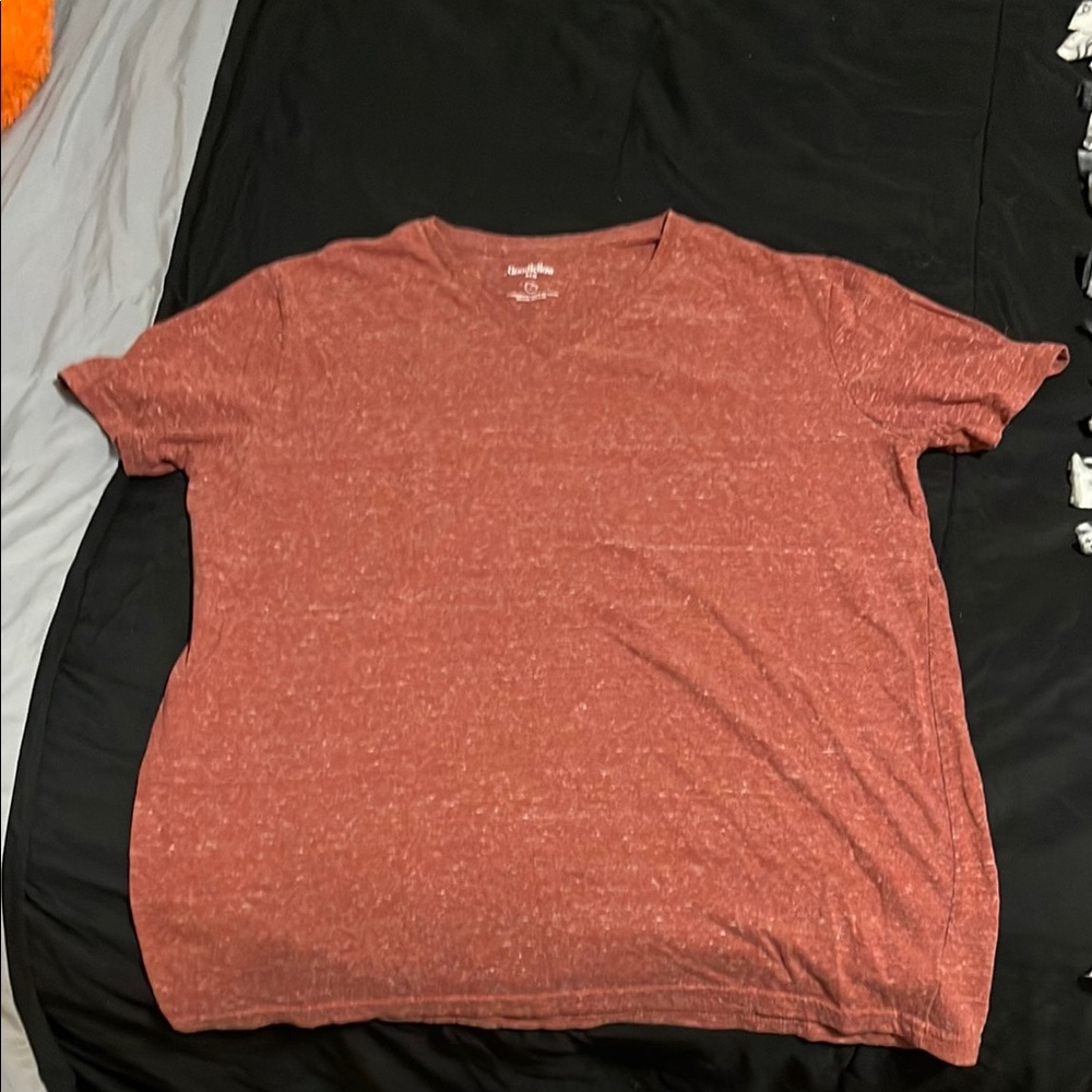 Goodfellow & Co Red Short Sleeve Tee Casual Comfort